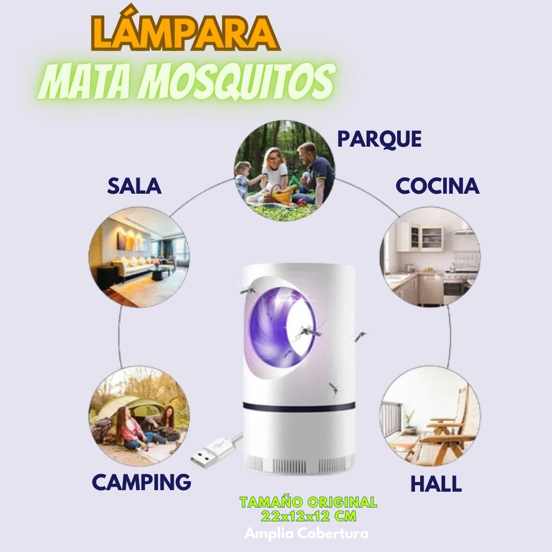 **💡 Lámpara LED UV 🦟 Atrapa y Elimina Mosquitos, Moscas y Hormiga Voladora: Protección Silenciosa y Eficaz para Tu Hogar y Exteriores 🏡✨**