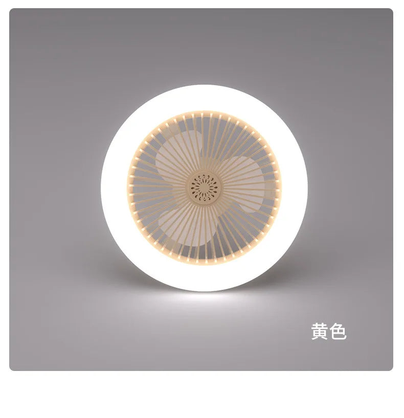 Foco Ventilador 360°: ¡Luz y Frescura con Estilo! 🌟🌬️💡