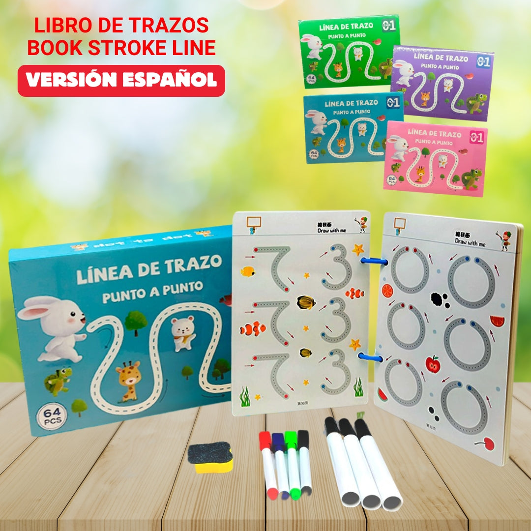 📖✨ Cuaderno de Trazos Mágicos – Despierta la Creatividad de los Pequeños 🌈✏️