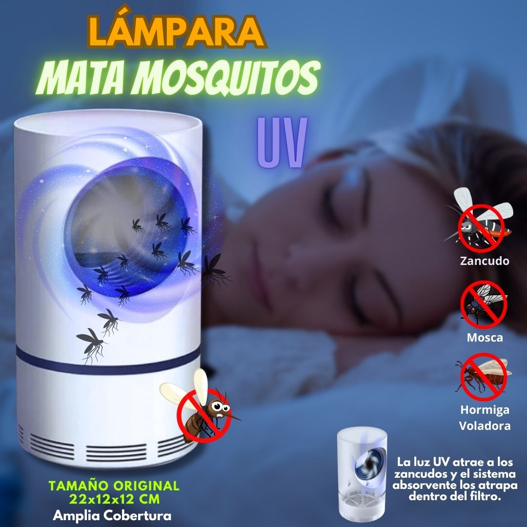 **💡 Lámpara LED UV 🦟 Atrapa y Elimina Mosquitos, Moscas y Hormiga Voladora: Protección Silenciosa y Eficaz para Tu Hogar y Exteriores 🏡✨**