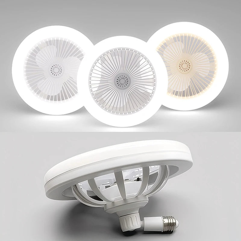 Foco Ventilador 360°: ¡Luz y Frescura con Estilo! 🌟🌬️💡