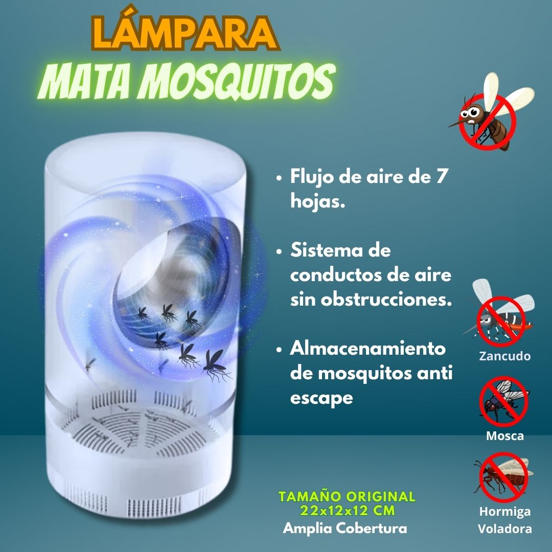 **💡 Lámpara LED UV 🦟 Atrapa y Elimina Mosquitos, Moscas y Hormiga Voladora: Protección Silenciosa y Eficaz para Tu Hogar y Exteriores 🏡✨**