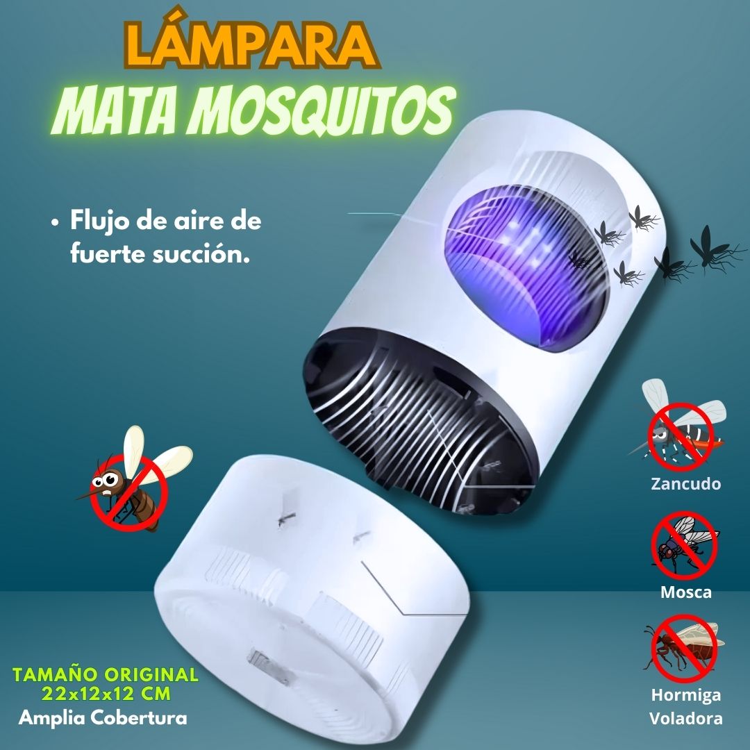**💡 Lámpara LED UV 🦟 Atrapa y Elimina Mosquitos, Moscas y Hormiga Voladora: Protección Silenciosa y Eficaz para Tu Hogar y Exteriores 🏡✨**