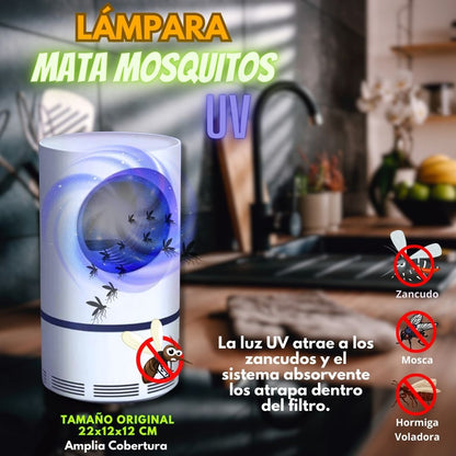 **💡 Lámpara LED UV 🦟 Atrapa y Elimina Mosquitos, Moscas y Hormiga Voladora: Protección Silenciosa y Eficaz para Tu Hogar y Exteriores 🏡✨**